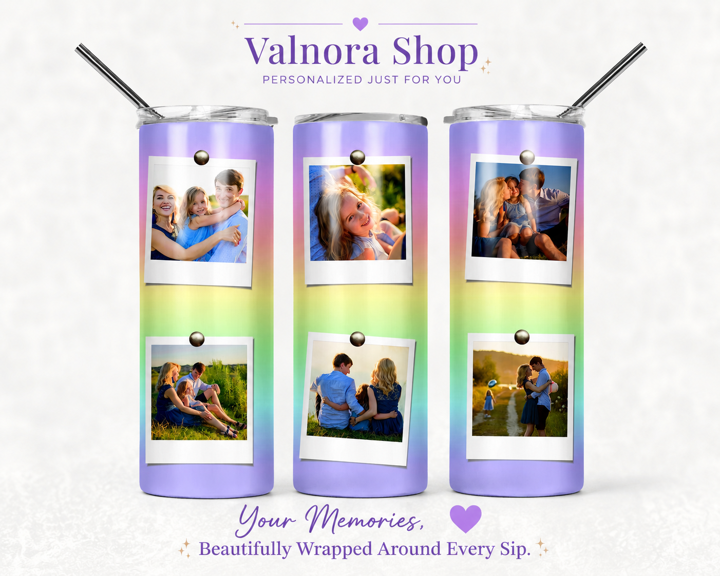 Custom Photo Tumbler 20oz