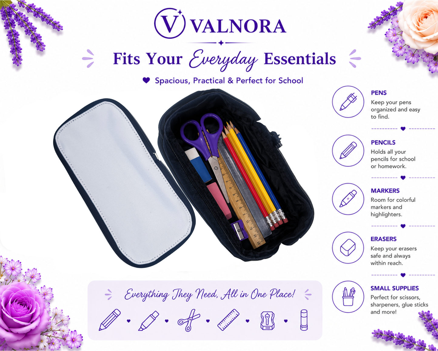 ✏️ Personalized Photo Pencil Case | Personalized with Your Image