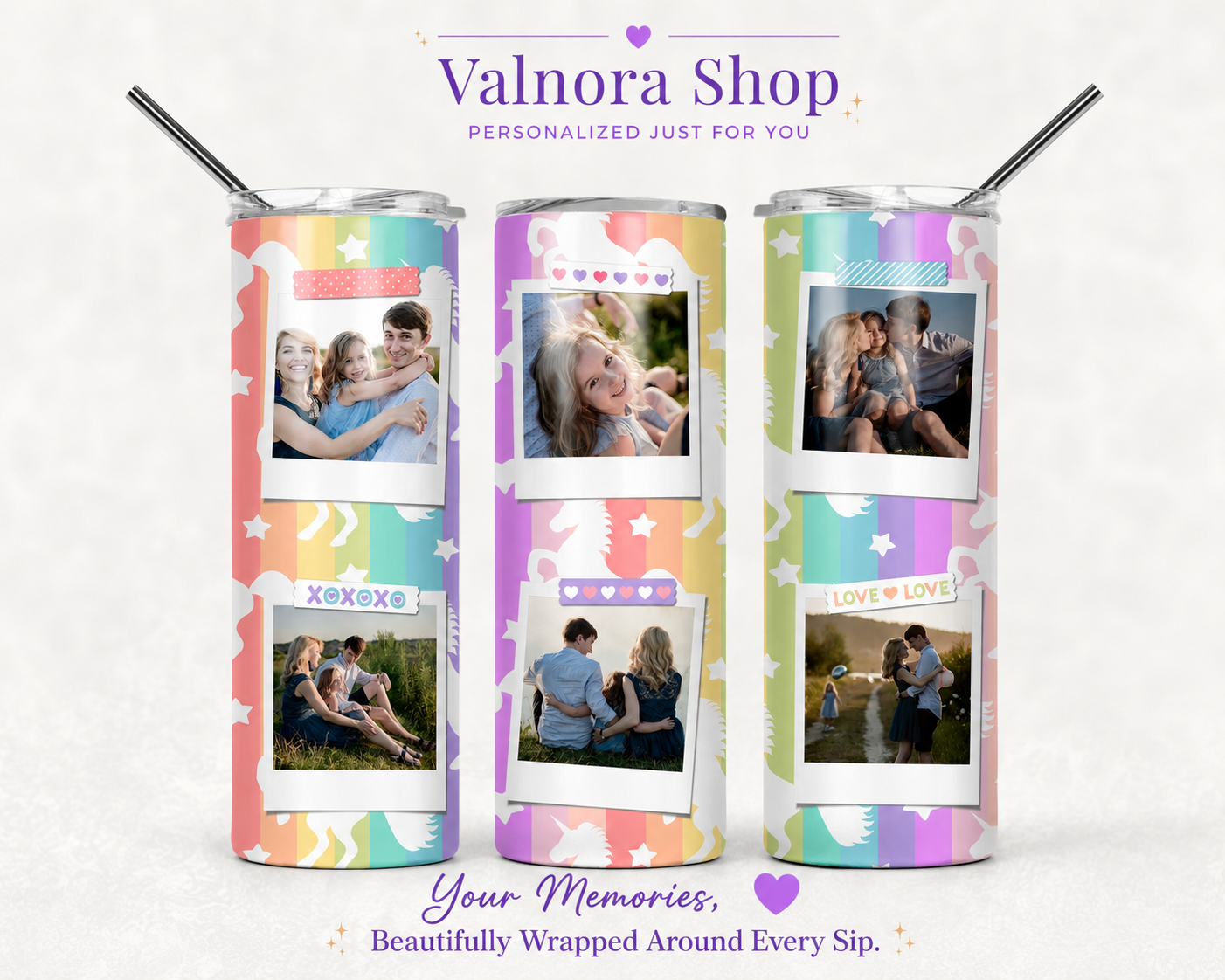 Custom Photo Tumbler 20oz