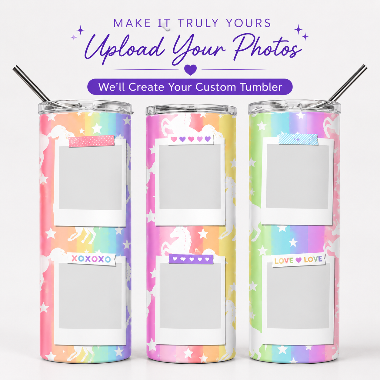 Custom Photo Tumbler 20oz