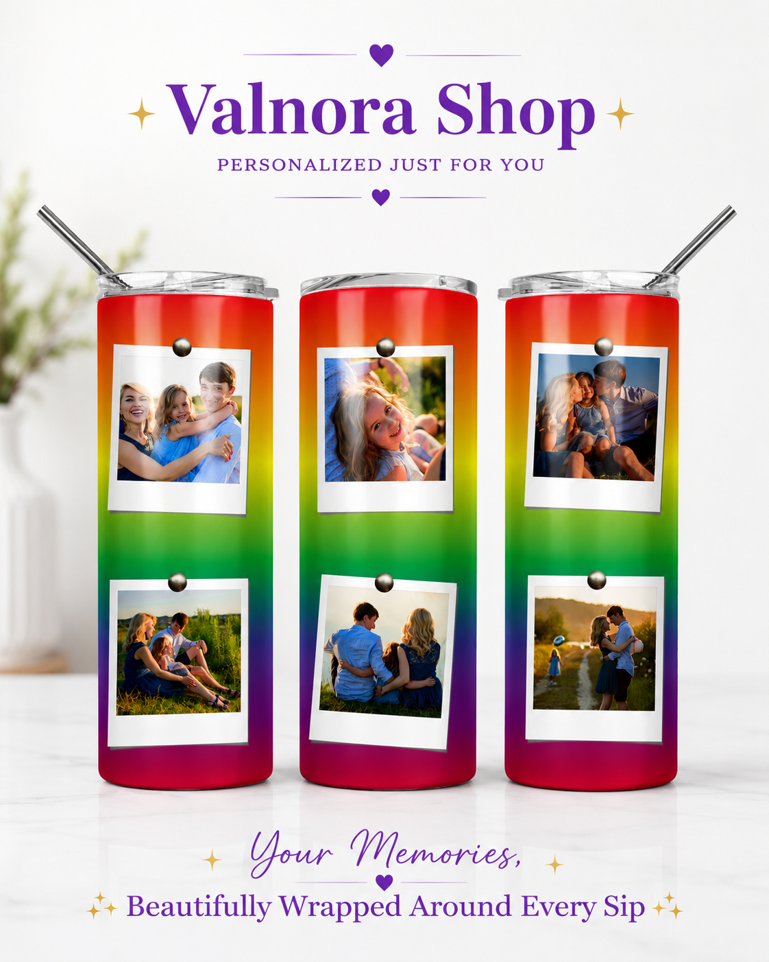 Custom Photo Tumbler 20oz