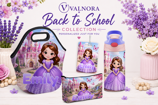Princess Back to School Bundle | 4-Piece Personalized School Set